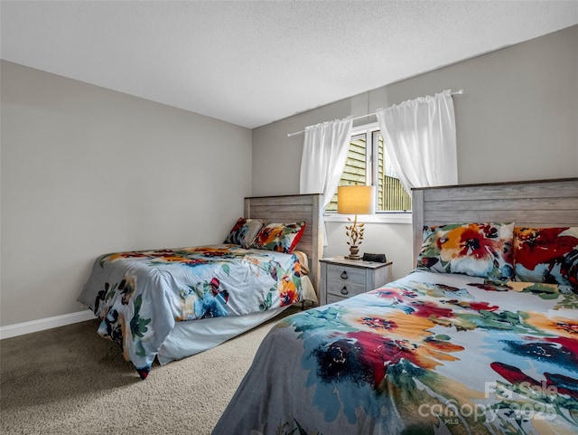 bedroom with carpet floors