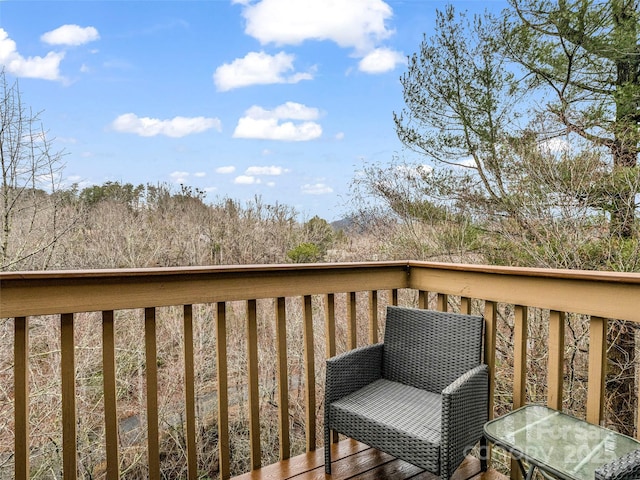 155 Quail Cove Blvd Unit 1615, Lake Lure, NC 28746 - view of wooden balcony featuring a deck