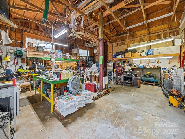41 Cottontail Ln, Canton, NC 28716 - garage with a workshop area