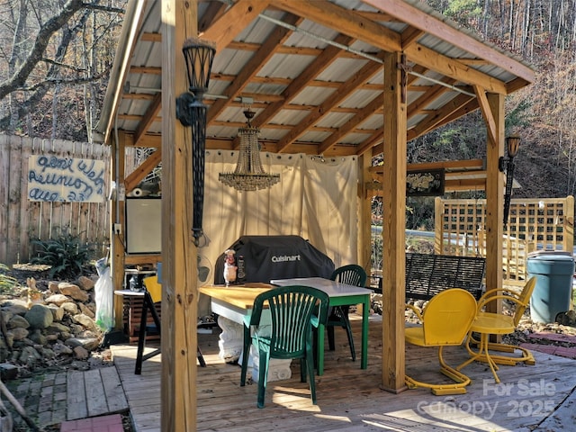 41 Cottontail Ln, Canton, NC 28716 - view of wooden deck