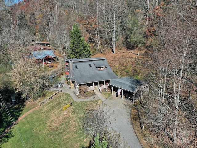 41 Cottontail Ln, Canton, NC 28716 - view from above of property