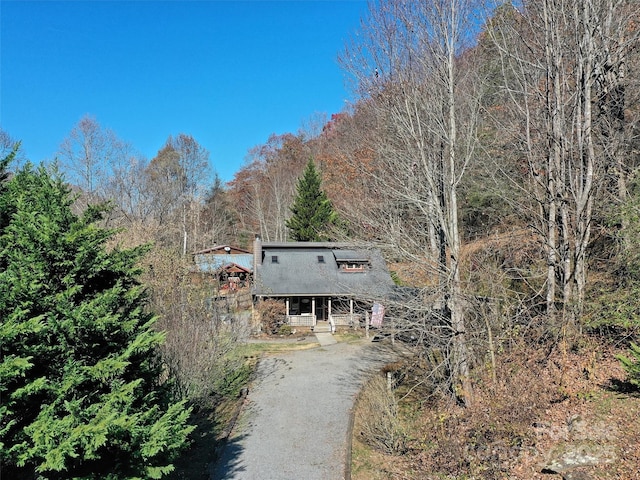 41 Cottontail Ln, Canton, NC 28716 - view of front of home with covered porch