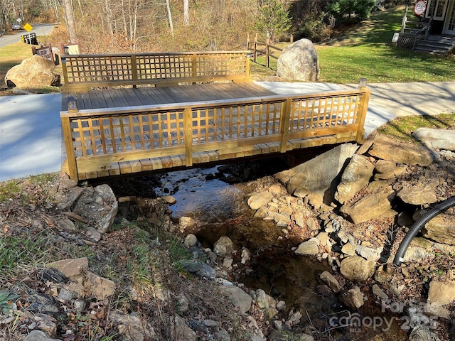 41 Cottontail Ln, Canton, NC 28716 - view of wooden deck