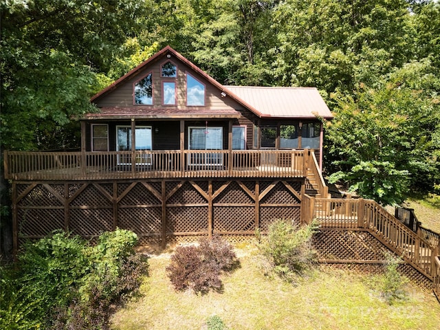 view of rear view of house