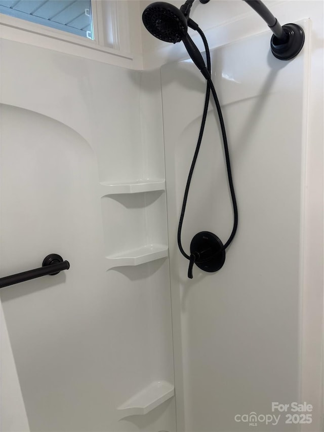 room details featuring walk in shower