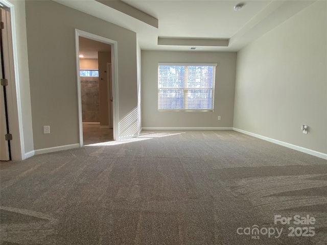 unfurnished room with carpet floors