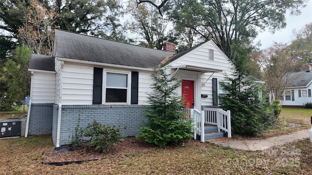 view of bungalow-style home