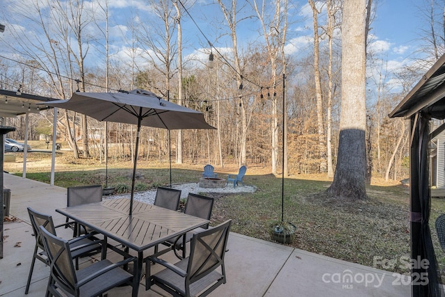 view of patio