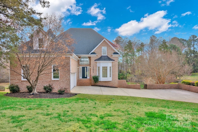 view of property with a front yard