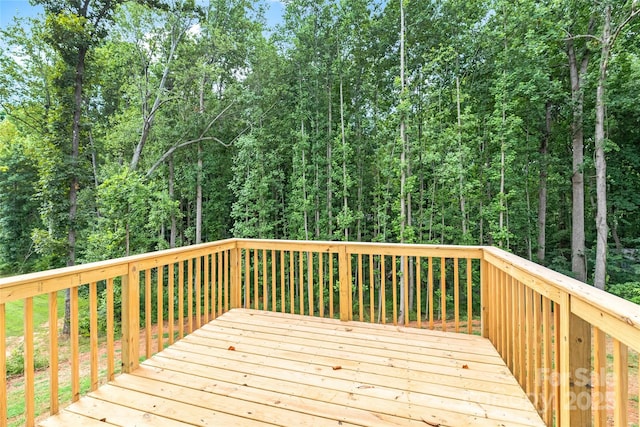 view of deck