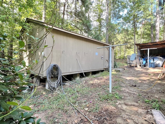 view of side of property