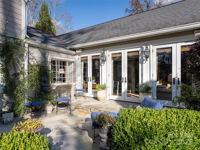 view of patio / terrace with french doors