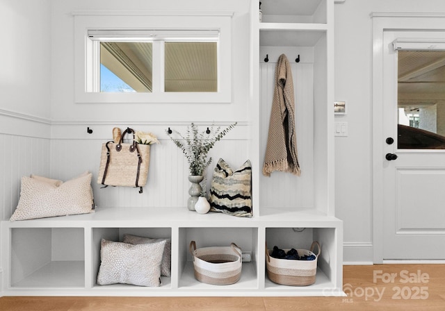 view of mudroom