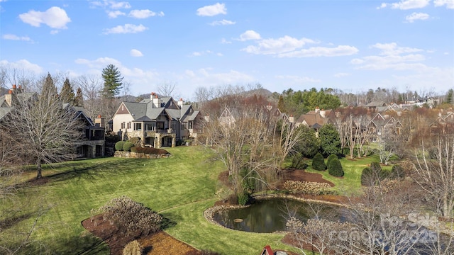 exterior space featuring a yard