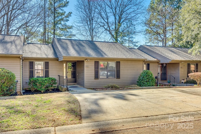 view of ranch-style house