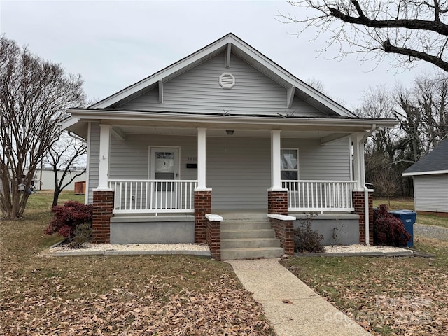 view of bungalow-style house