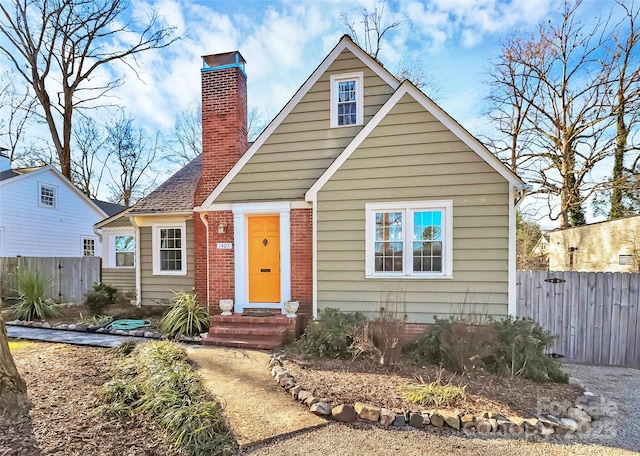 view of front of home