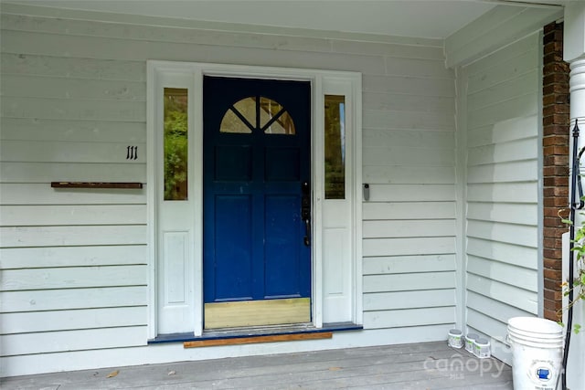 view of entrance to property