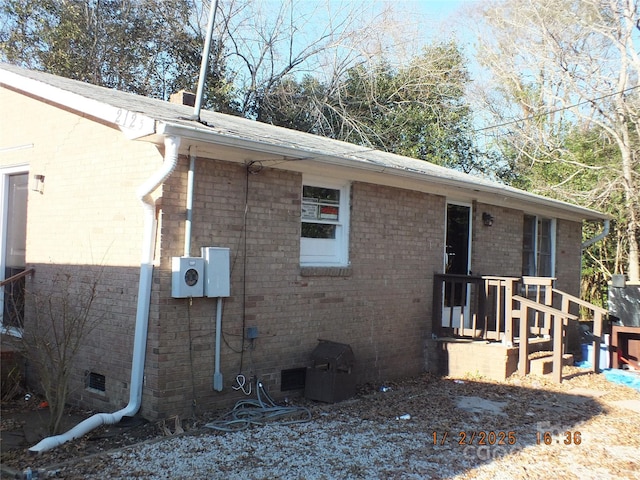 view of rear view of property