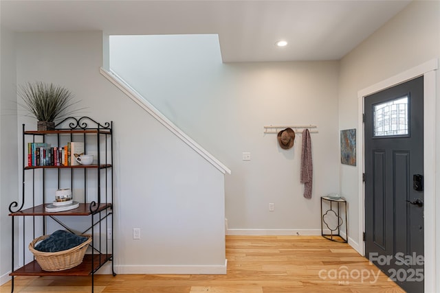 7 Pineview Rd, Fairview, NC 28730 - entrance foyer featuring light wood finished floors, recessed lighting, and baseboards