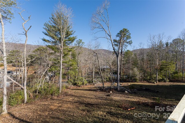 7 Pineview Rd, Fairview, NC 28730 - view of yard featuring a mountain view and a view of trees