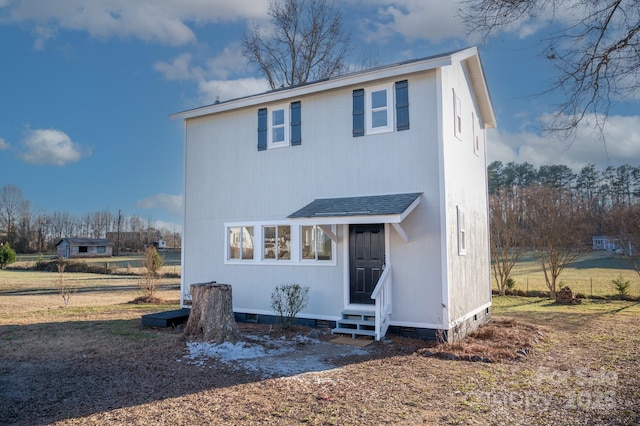 view of front of property