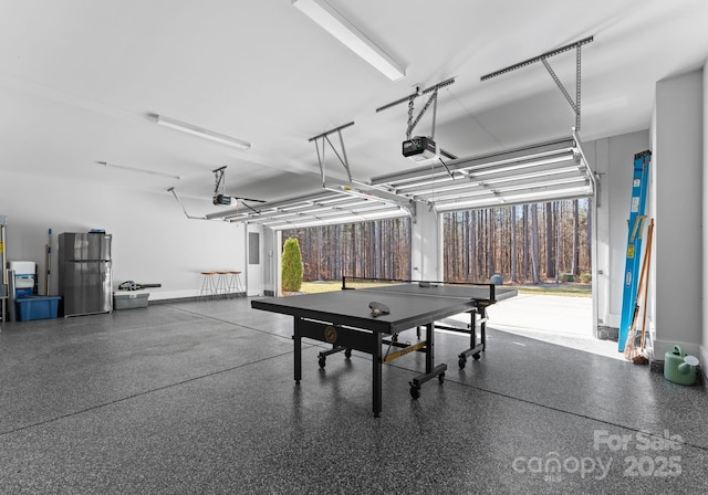 recreation room featuring a healthy amount of sunlight