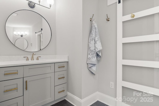 4150 Summit Ridge Ln, Denver, NC 28037 - bathroom featuring vanity and baseboards