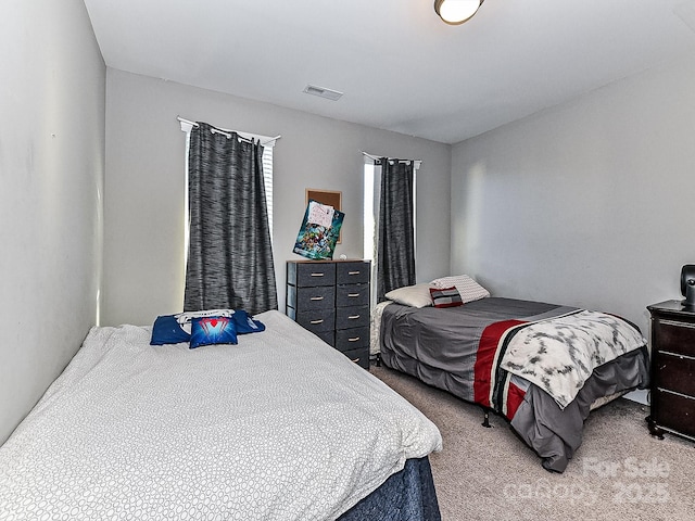 bedroom featuring carpet floors