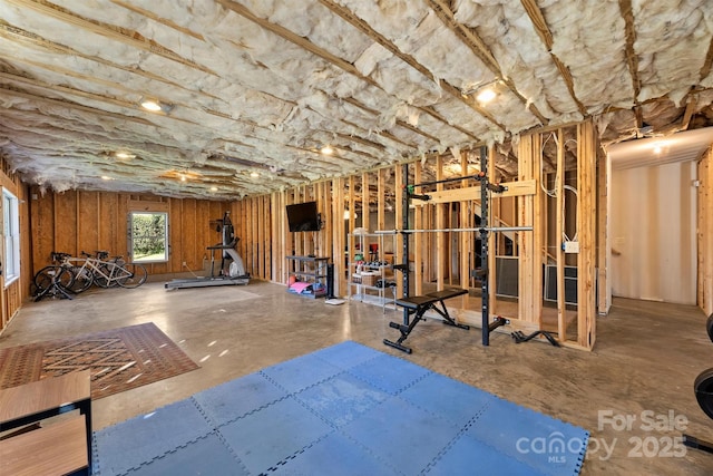 view of exercise room