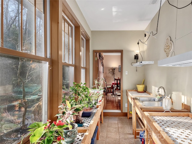 kitchen with a sink