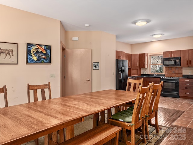 view of dining space