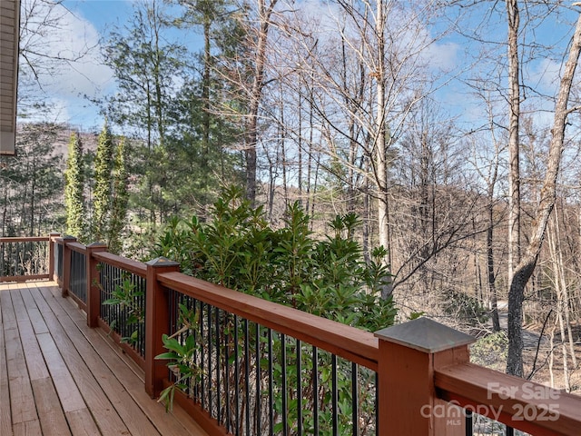 view of deck