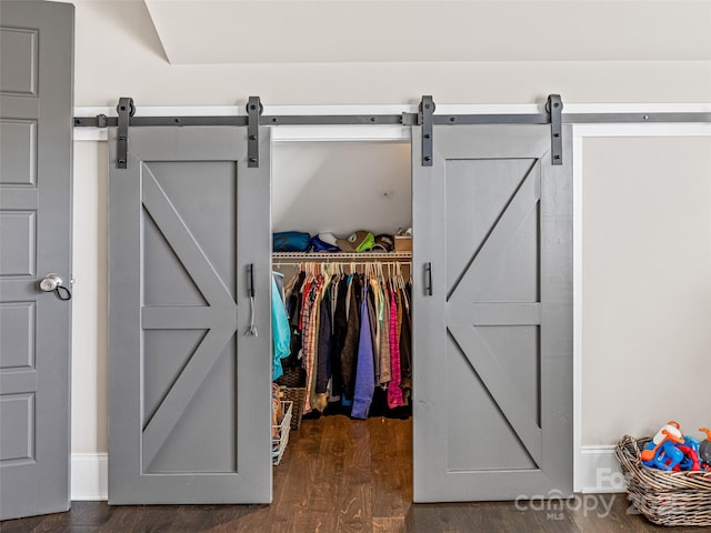 view of closet