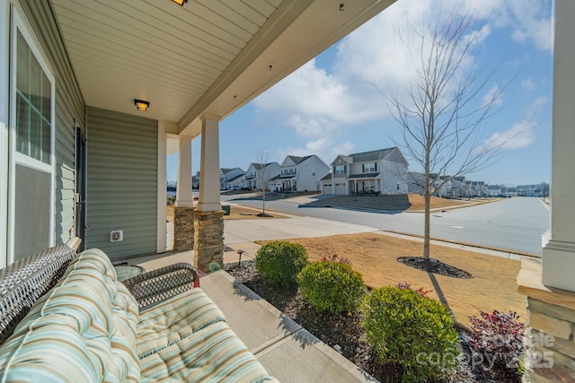 view of patio / terrace with a porch