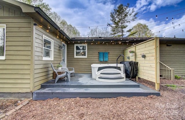 view of patio / terrace with a wooden deck