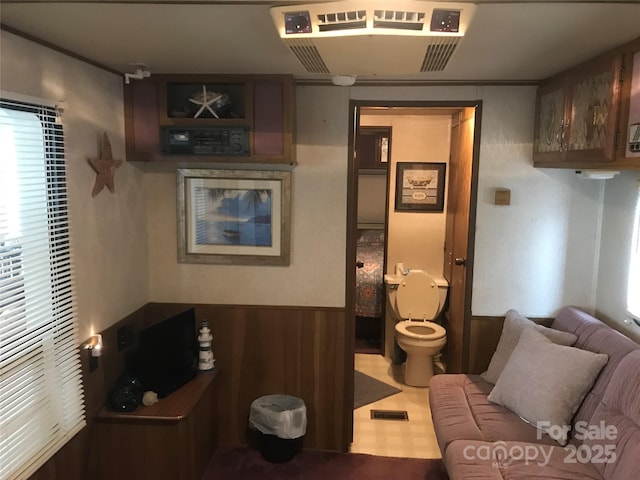 135/137 Indian Harbor Trl Unit E16/17, Mount Gilead, NC 27306 - living area with tile patterned floors