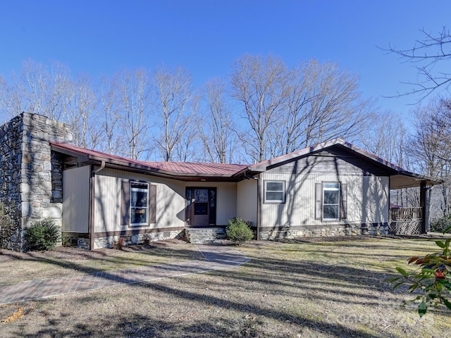 view of ranch-style home