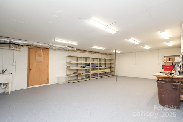 1333 Carlton Ave, Charlotte, NC 28203 - below grade area with a sink