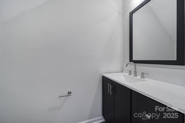 438 Stoneycreek Ln, Rock Hill, SC 29730 - bathroom featuring vanity and a textured ceiling