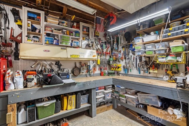 view of storage room