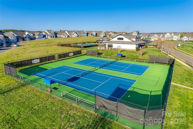 view of tennis court