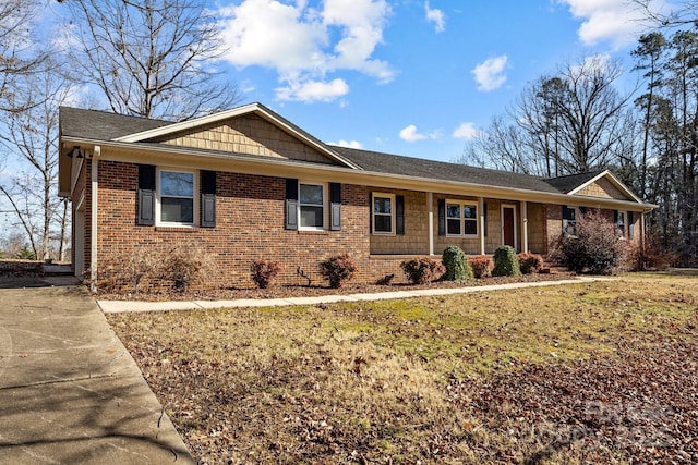 view of ranch-style home