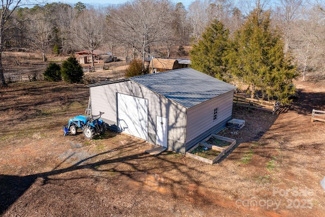 view of outbuilding