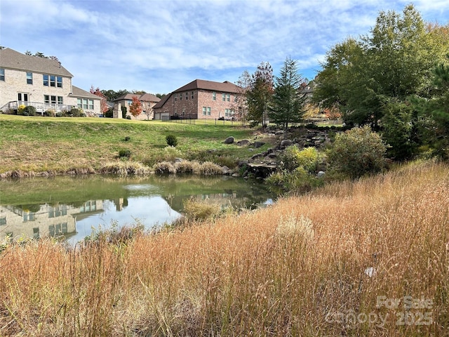 view of water feature