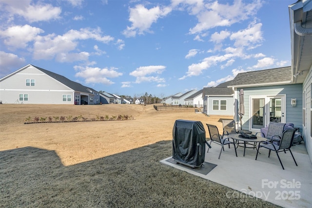 194 Tillery Ln, Mount Gilead, NC 27306 - view of yard with a fire pit, a patio, and a residential view