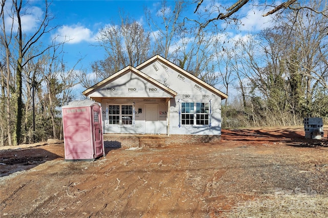 view of property in mid-construction