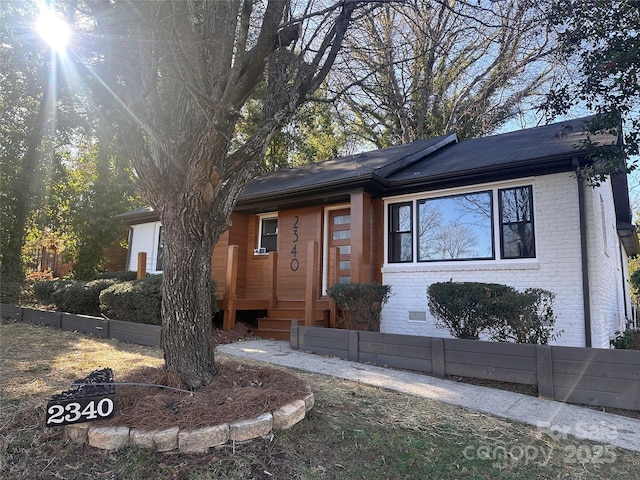 view of ranch-style home