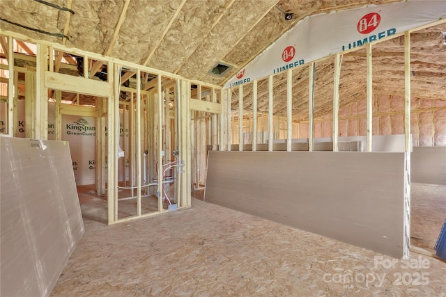 149 Tranquility Ln, Harmony, NC 28634 - miscellaneous room with vaulted ceiling