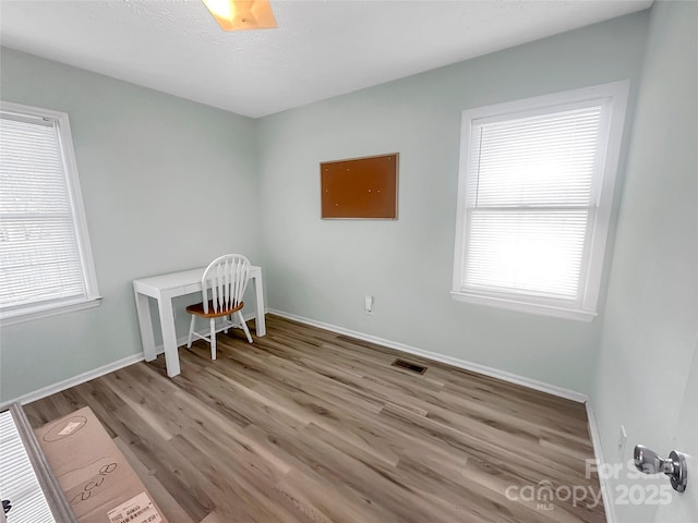 interior space featuring light hardwood / wood-style floors